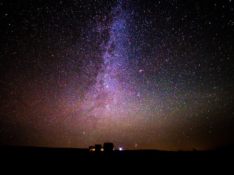 Sternenhimmel über der Peterbauernhütte | © Urlaub am Bauernhof/ Daniel Gollner