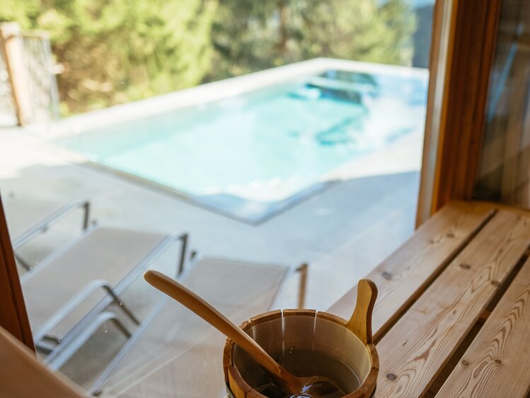 Sauna mit Aussicht | © Urlaub am Bauernhof Steiermark / Daniel Gollner