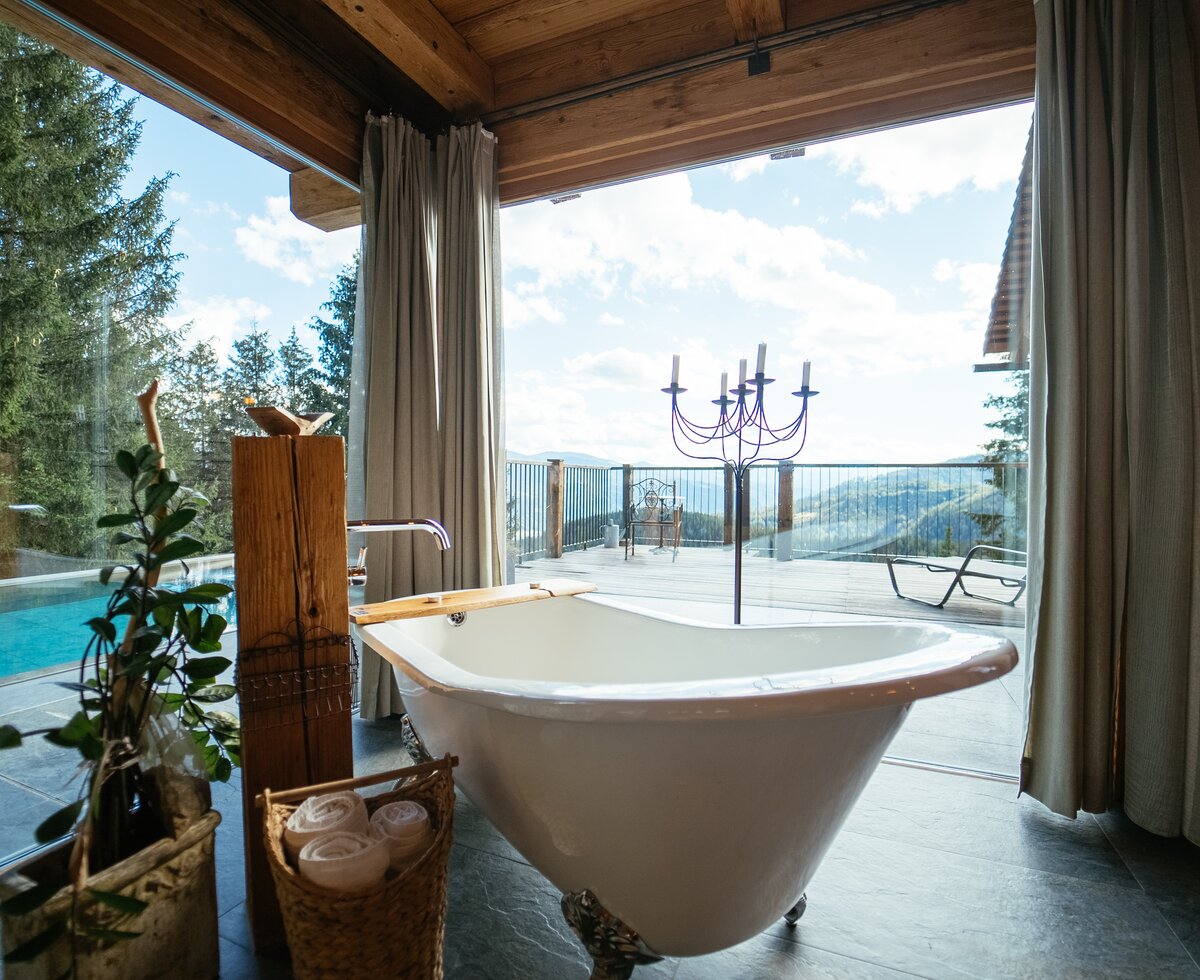 Private Spa auf der BienenAlm Hütte | © Urlaub am Bauernhof Steiermark / Daniel Gollner