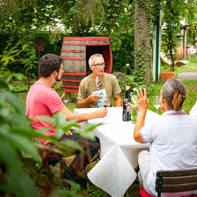 Gemütliche Weinverkostung | © Burgenland Tourismus GmbH / Andreas Hafenscher