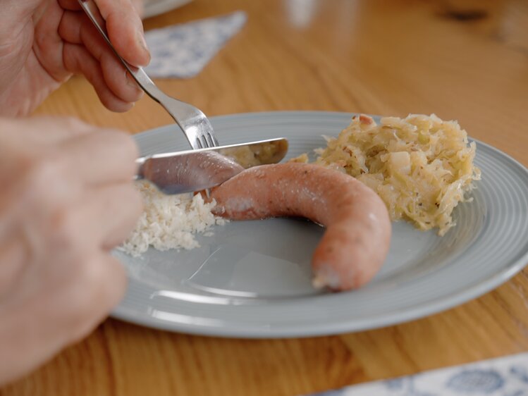 Selchwürste angerichtet | © Daniel Gollner/ Urlaub am Bauernhof Kärnten