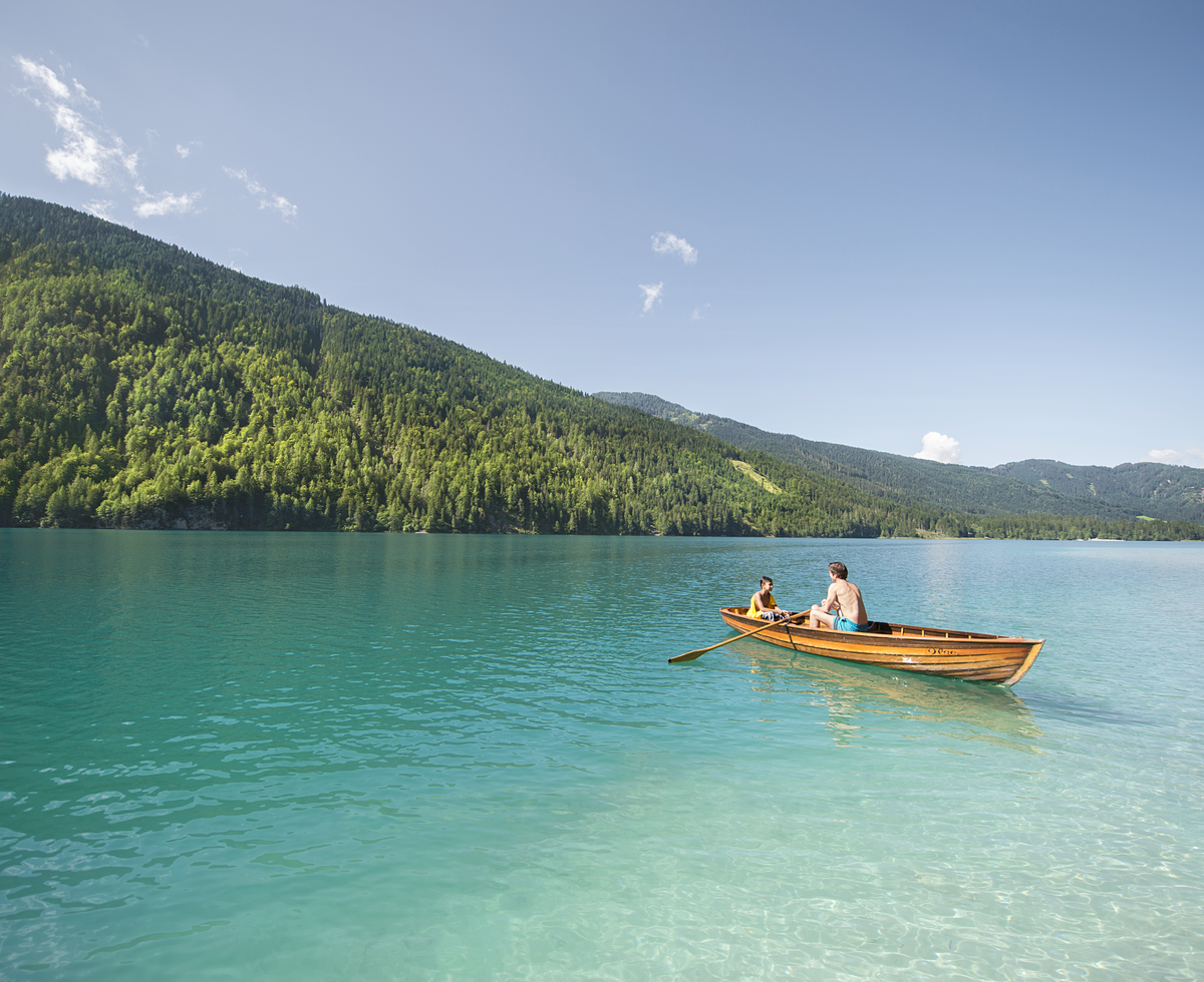 Bootstour am Weißensee mit der Familie | © Edward Gröger/ Kärnten Werbung