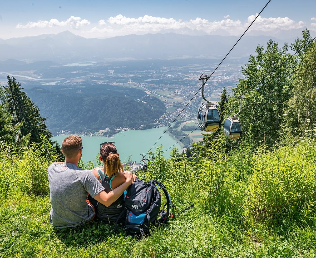 Ausblick von der Kanzelhöhe auf den Ossiacher See | © Michael Stabentheiner/ Region Villach Tourismus GmbH