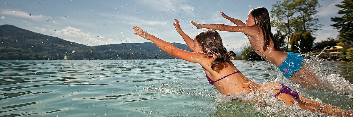 Badespaß für die ganze Familie am Wörthersee | © Steinthaler/ Kärnten Werbung