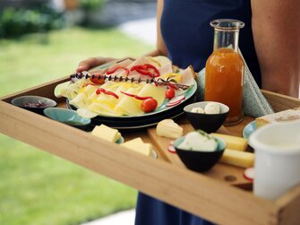 Frühstück am Tablett | © Privat zu Gast in Niederösterreich / weinfranz.at