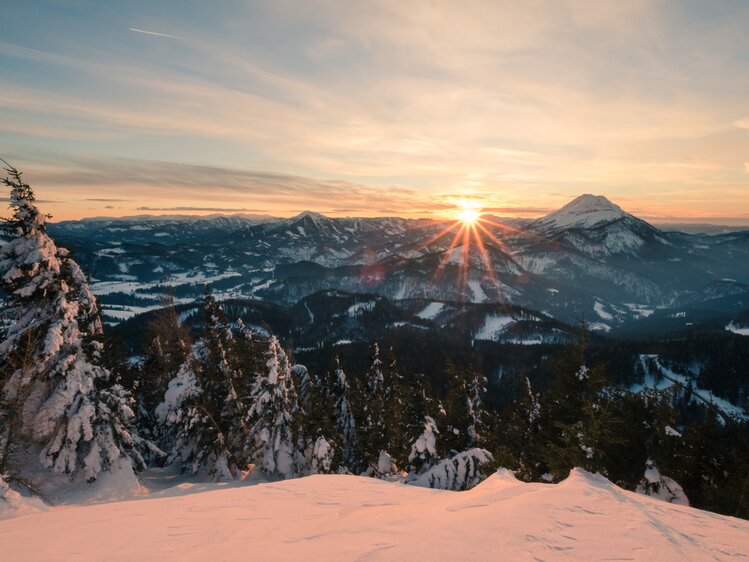 Ötscherblick Hochstadlberg - Winterwandern | © Jürgen Thoma 