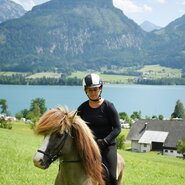 Susanne vom Reiterhof Suassbauer in St. Wolfgang | © Urlaub am Bauernhof Oberösterreich / Harald Puchegger