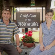 Gastgeber: Gabriele und Fritz Zinöcker von der Höllmühle | © Urlaub am Bauernhof Oberösterreich / Michaela Zinöcker