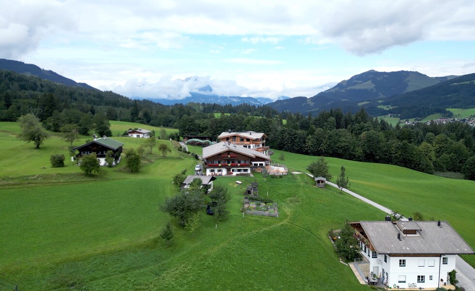 Drohnenansicht Hof | © Urlaub am Bauernhof / Daniel Gollner