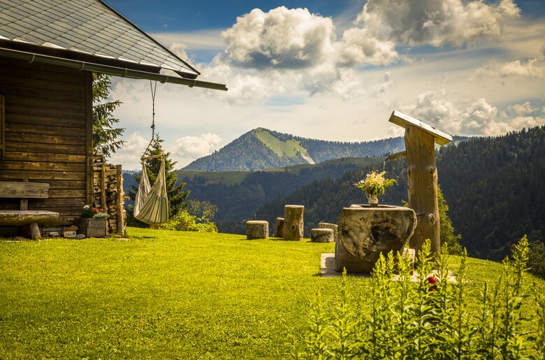 Oberhöferhütte außen, Almgebiet, Salzburger Land | © Urlaub am Bauernhof Salzburger Land / Bernd Suppan