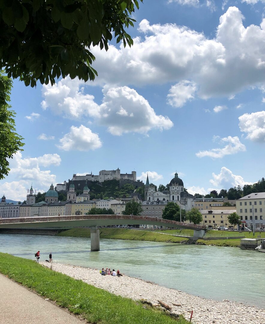 Radweg entlang der Salzach, Stadt Salzburg | © Urlaub am Bauernhof Salzburger Land / Margret Appesbacher