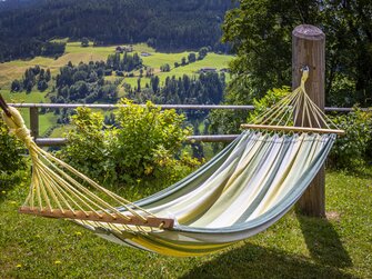 Hängematte am Brandstätthof in Forstau, Salzburger Land | © Urlaub am Bauernhof Salzburger Land / Bernd Suppan