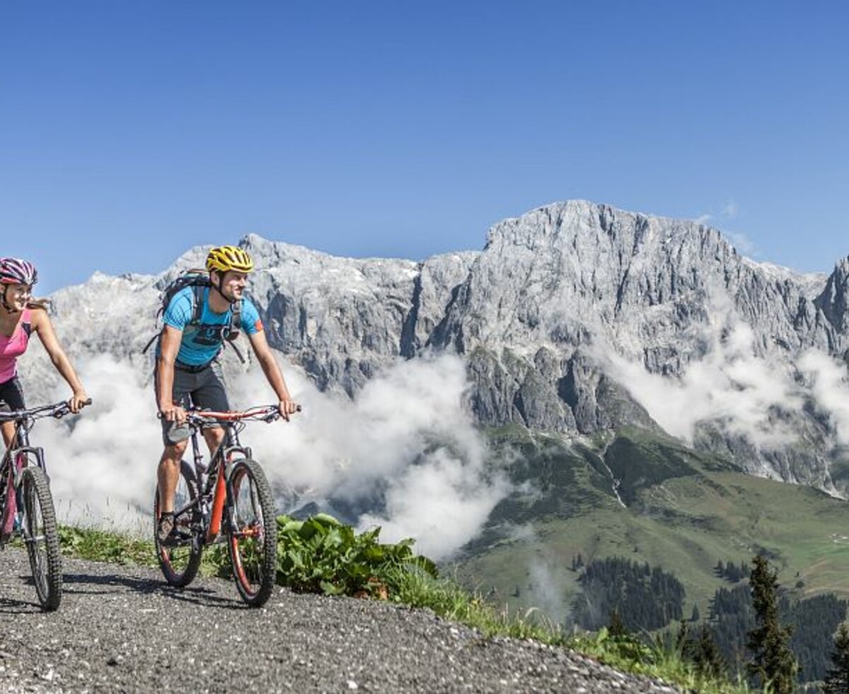 Mountainbike, E-Bike, Pärchen, Hochkönig, Salzburger Land | © Hochkönig Tourismus GmbH