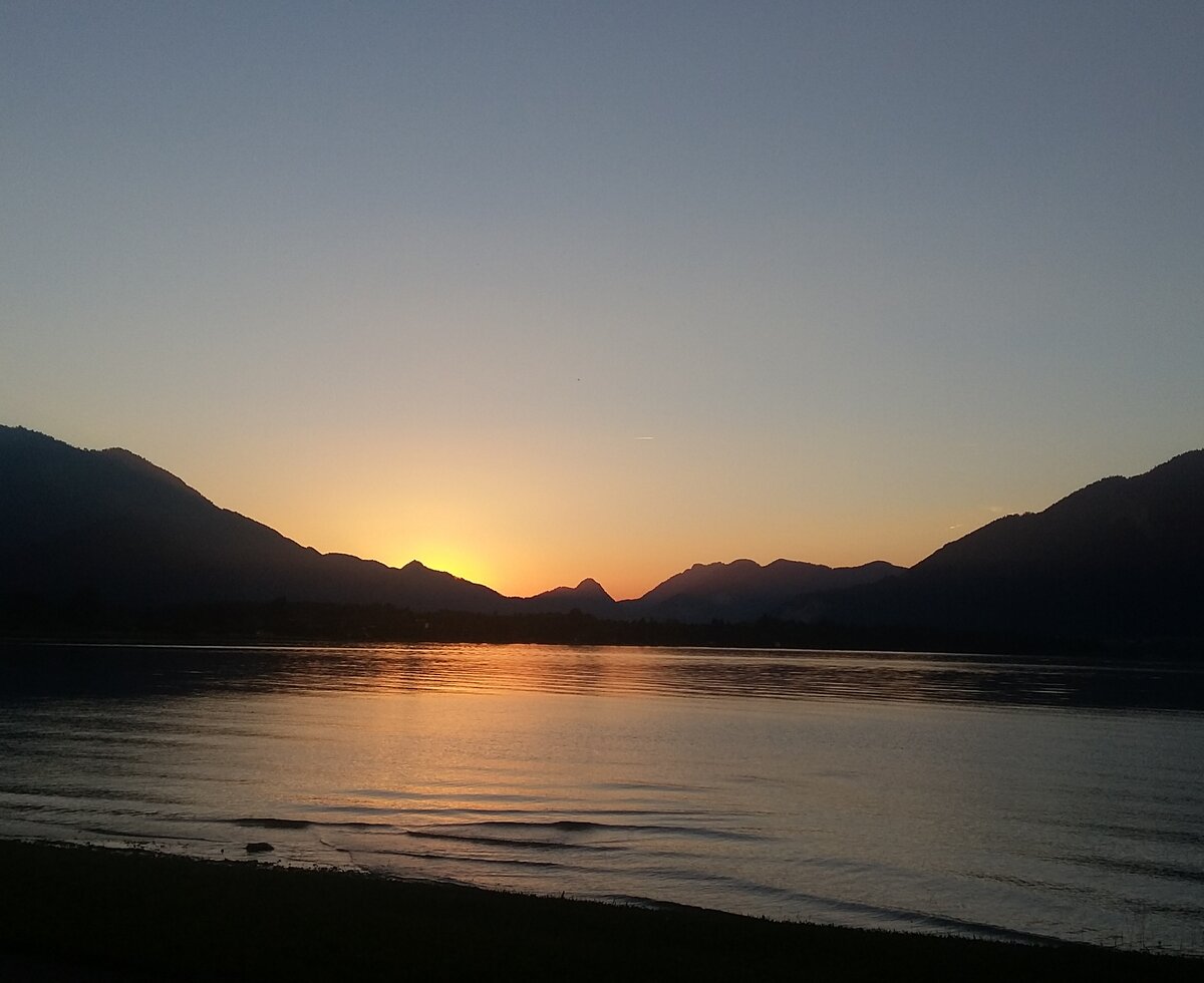 Sonnenuntergang in Strobl am Wolfgangsee | © Urlaub am Bauernhof im SalzburgerLand