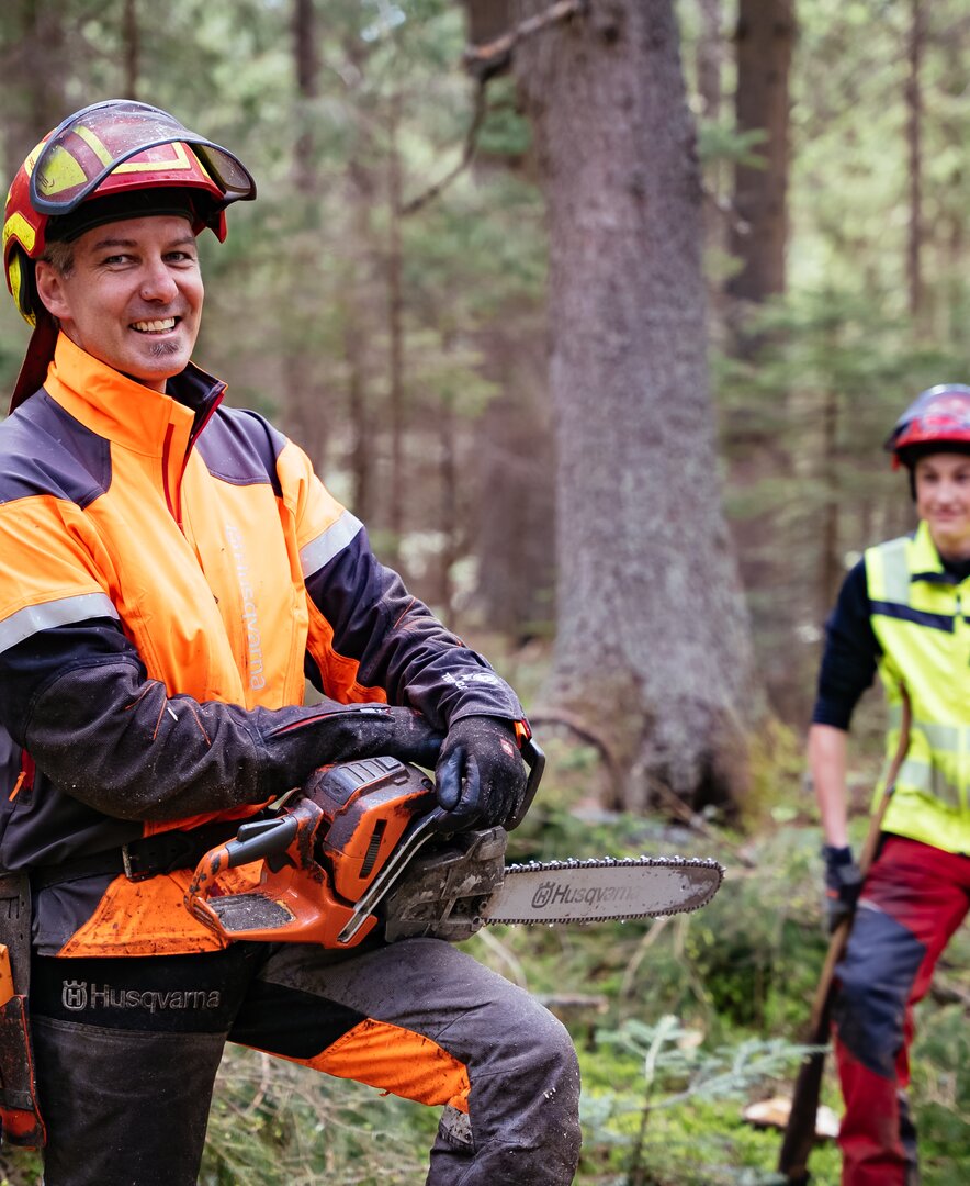 Pause bei der Waldarbeit, Rossegger, Steiermark | © Urlaub am Bauernhof Steiermark | Daniel Gollner