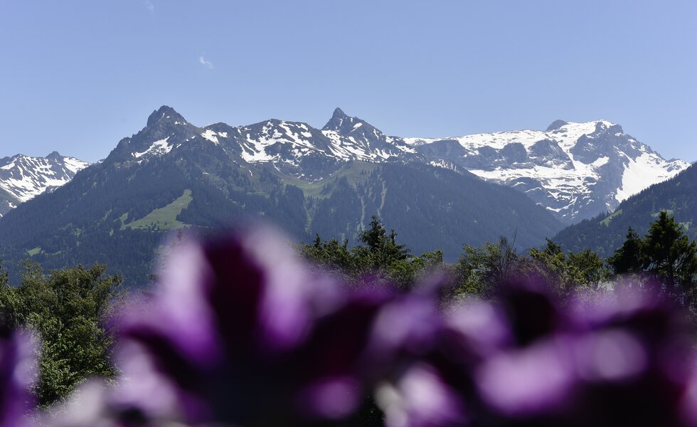 Ausblick von Bartholomäberg im Montafon | © Urlaub am Bauernhof Vorarlberg / Andreas Kuenk