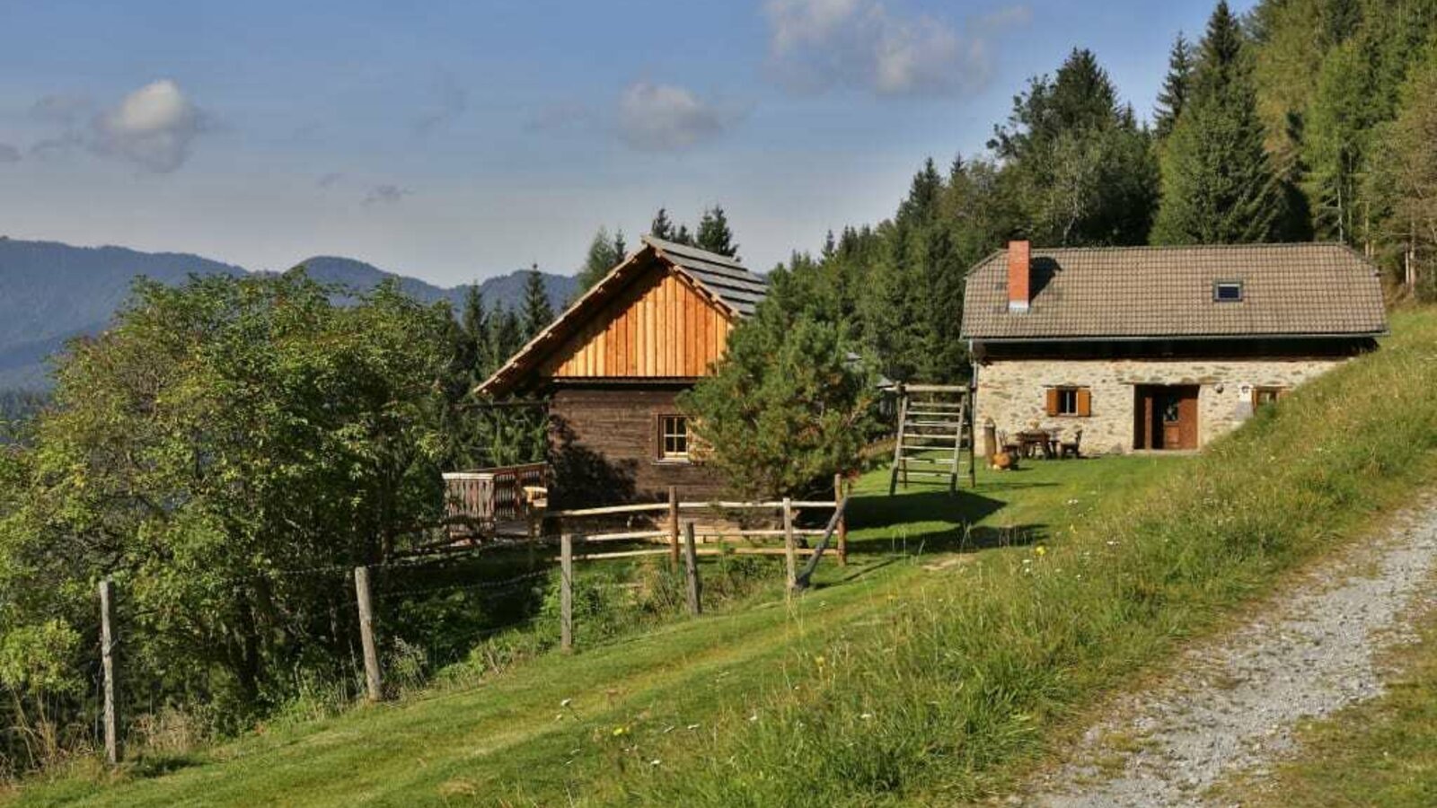 Die Almhütte Graier Huabn mit Sauna