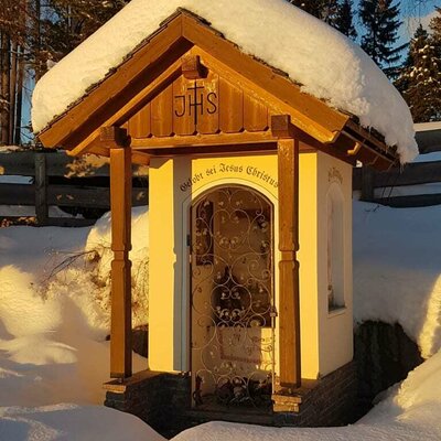 Hauskapelle im Winter