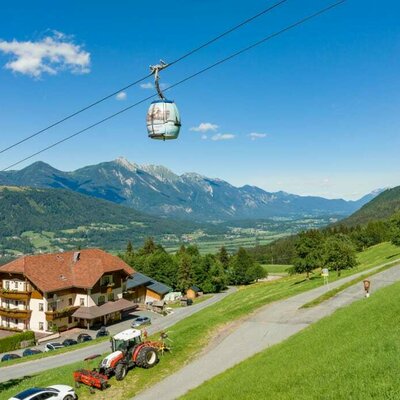 Herrliche Aussicht auf die umliegenden Berge