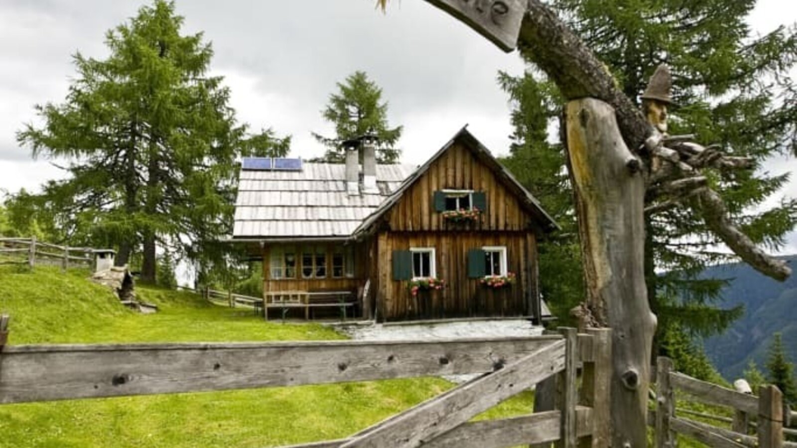 Bacherhütte Eingangstor