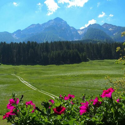 Bergblick vom Balkon aus