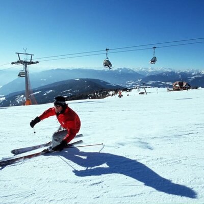 Ski fahren und snowboarden auf der Gerlitzen