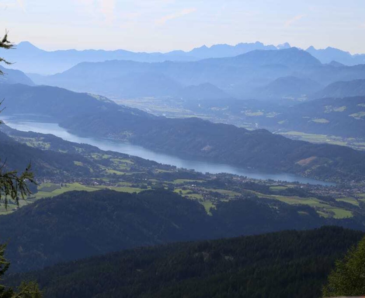 Aussicht auf den Milstättersee