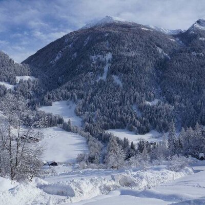 Winterpracht direkt vor der Haustüre