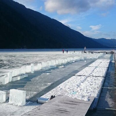 Weissensee - Eislaufparadies