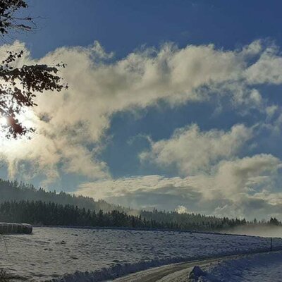 Abendstimmung Winter