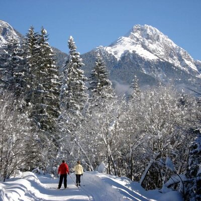 Langlaufspass - Blick auf Reißkofel