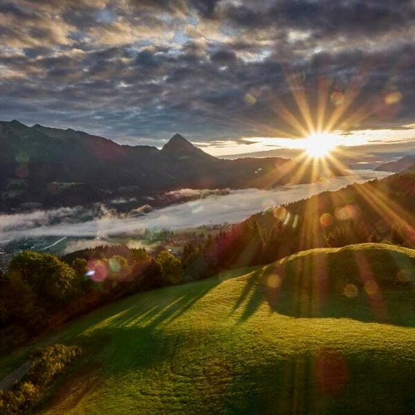 Sonnenaufgang beim Lamprechtbauer