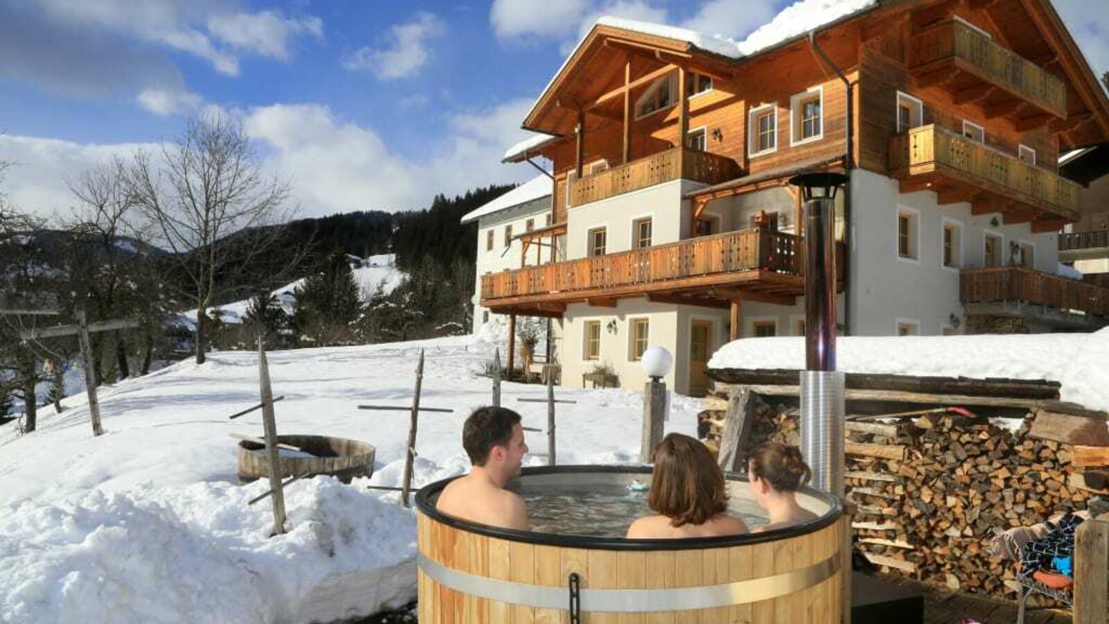 Hot-Tub im Garten