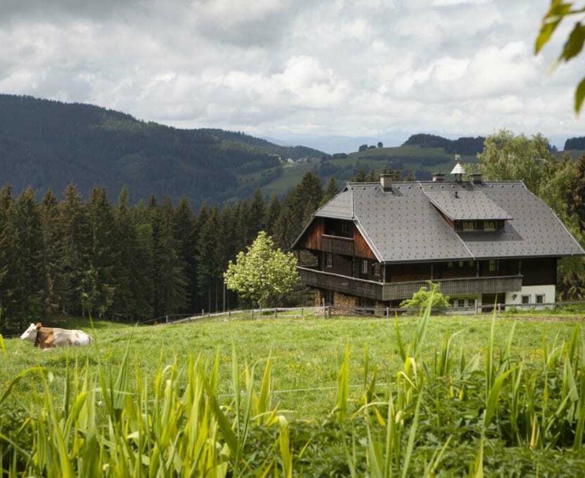 Unser Haus von Nachbarn ausgesehen