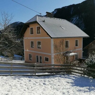 Unser Haus im Winter 