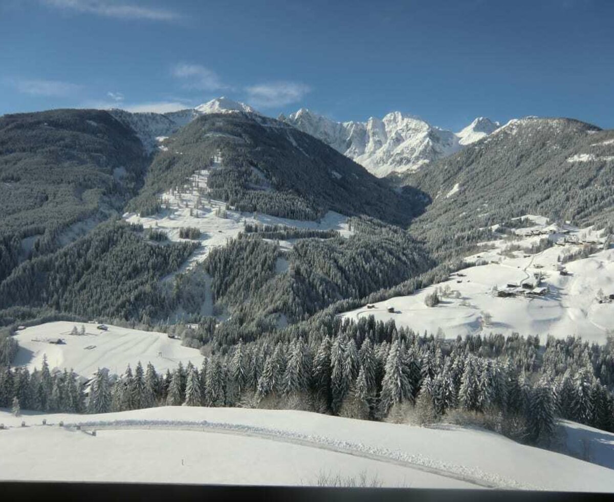 Winterblick vom Balkon