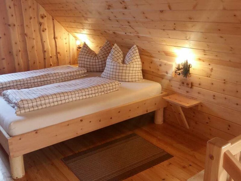 Kleine Heinrichbauerhütte Schlafzimmer