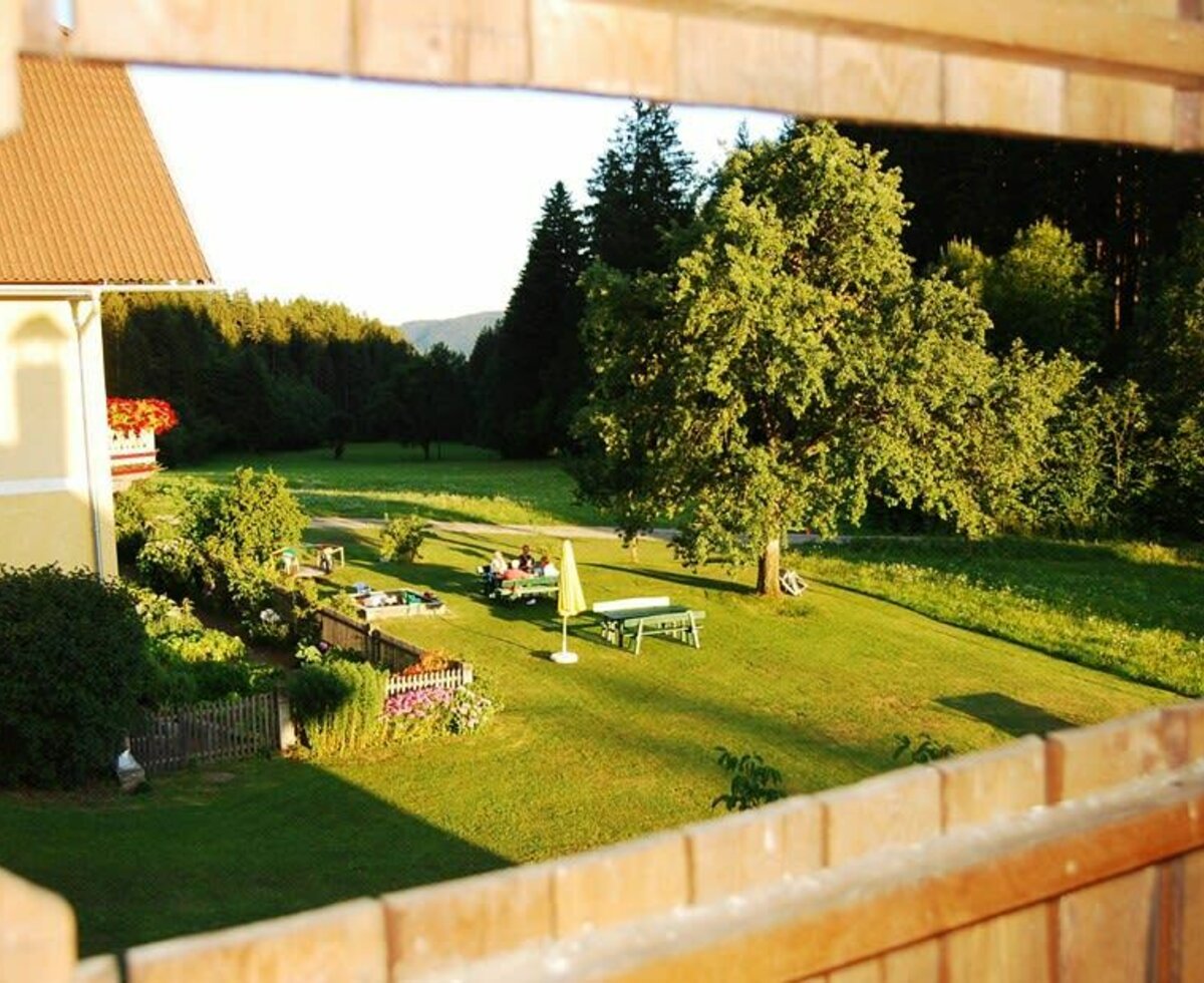 Ausblick auf den Garten