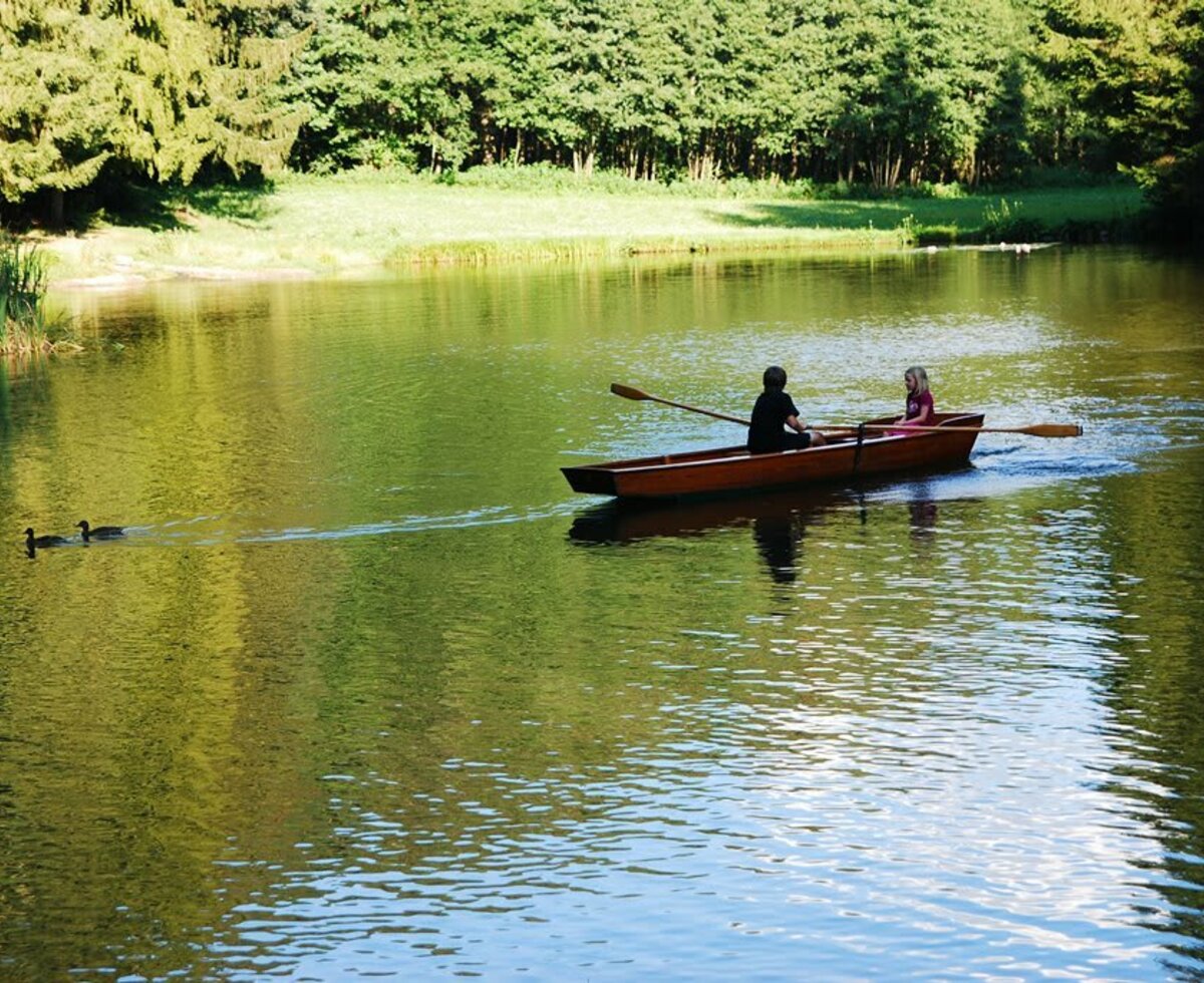 Ruderboot am Klieberteich