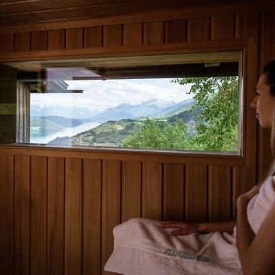 Sauna mit Ausblick