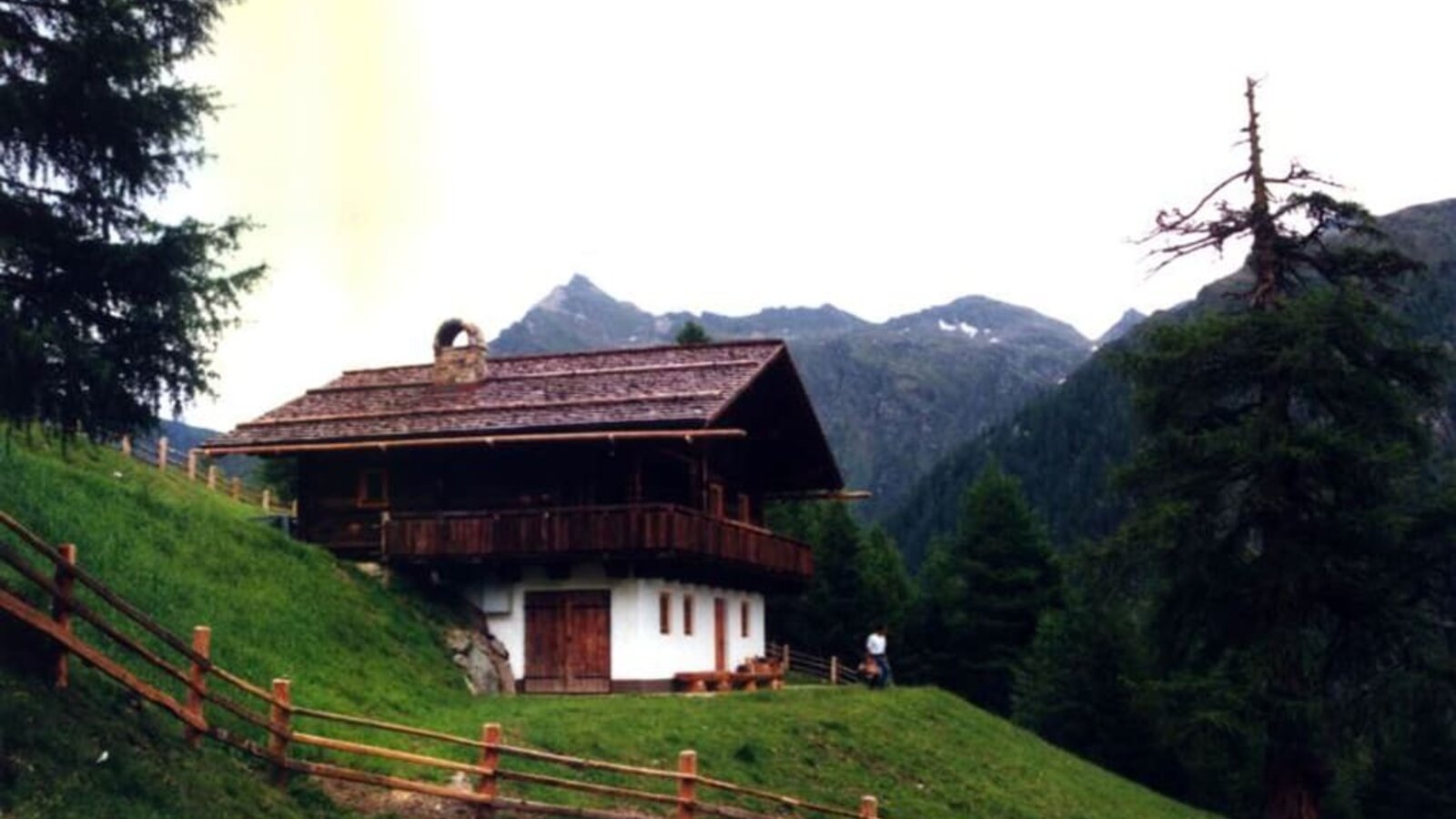 Hütte im Sommer