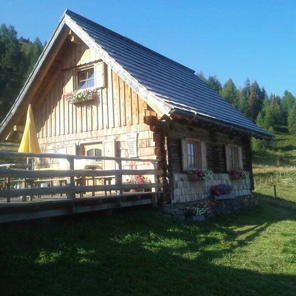 Unsere Gästehütte auf der Laußnitz Alm