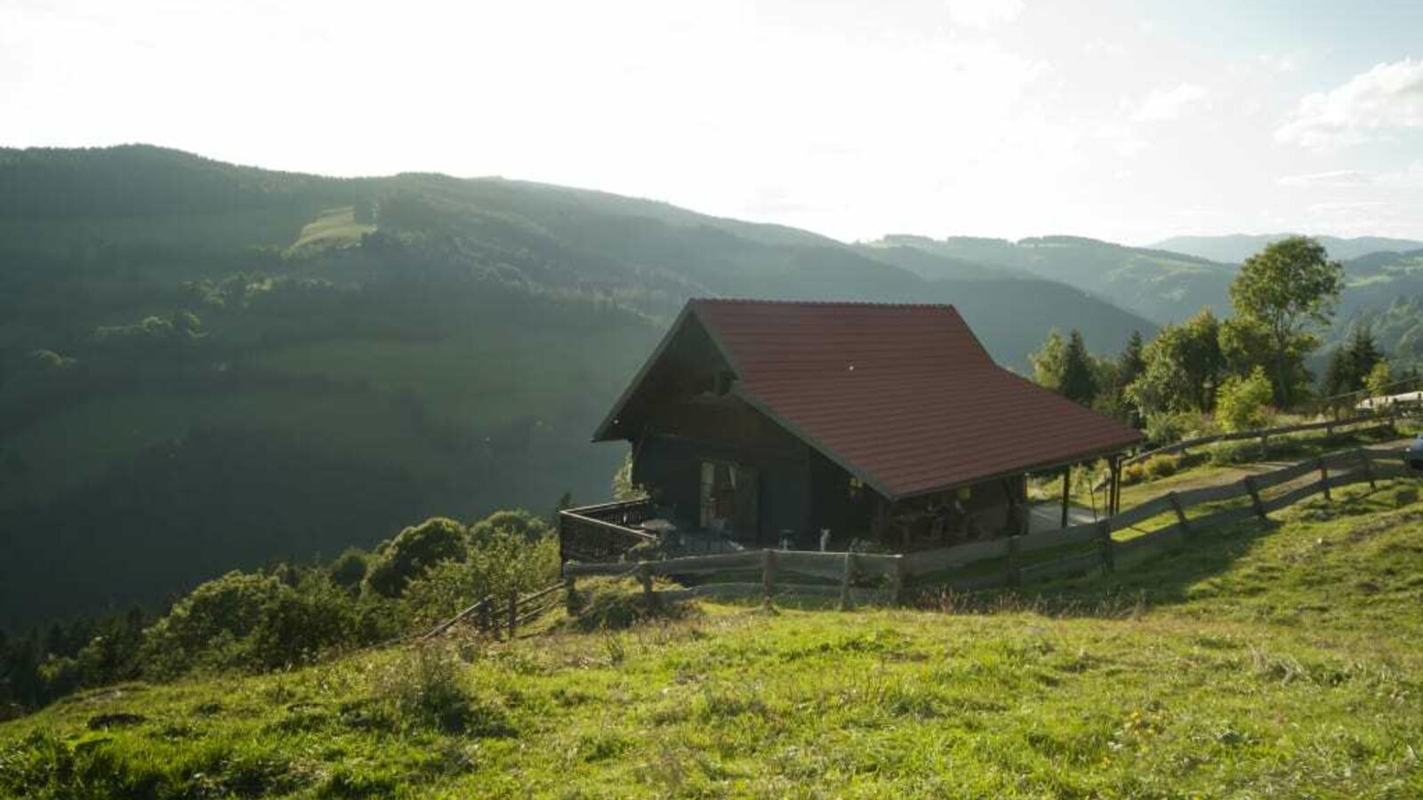 Hütte Richtung Westen