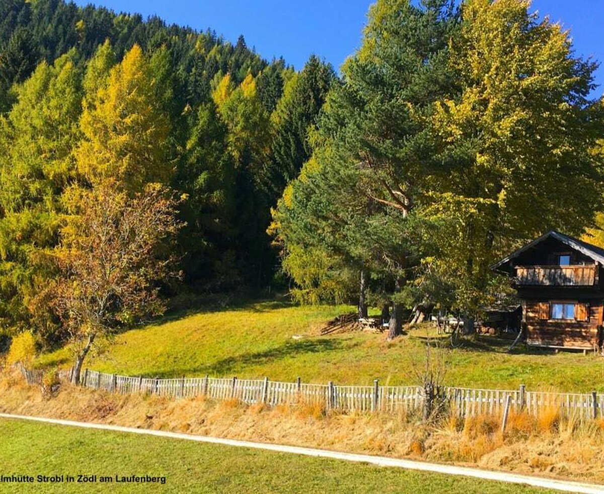 Es herbstelt auf der Almhütte Troadkasten Strobl