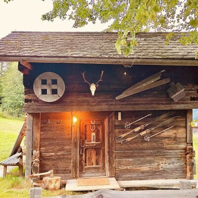 350 jähriger Troadkasten "Panorama Almhütte Nockberge"