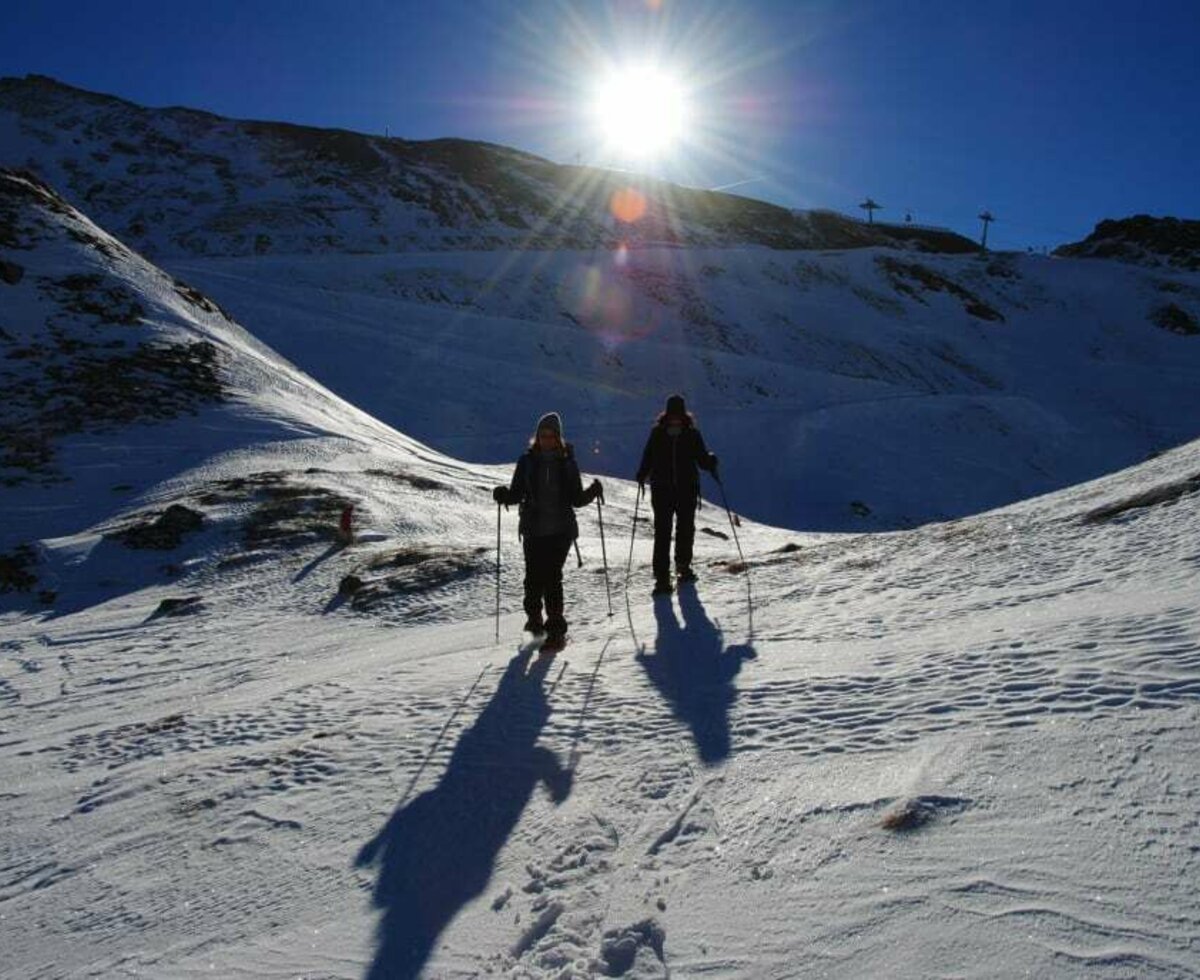 Beim Schneeschuhwandern