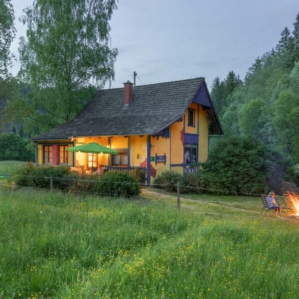 Villa Kunterbunt Stimmung am Abend