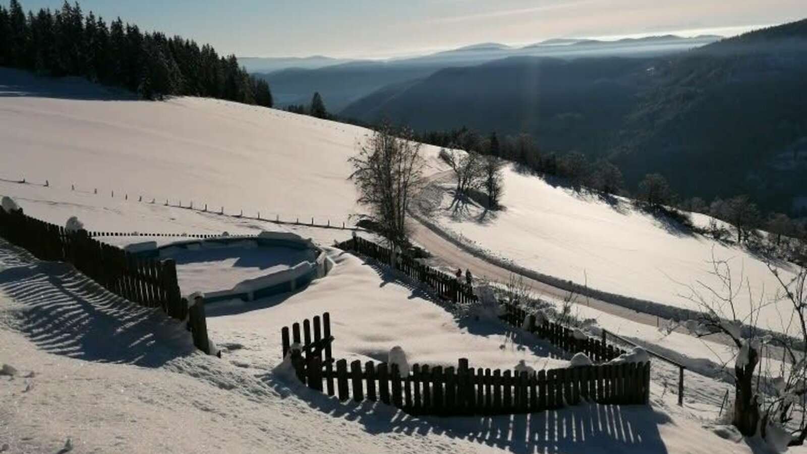 Winter am Bauernhof