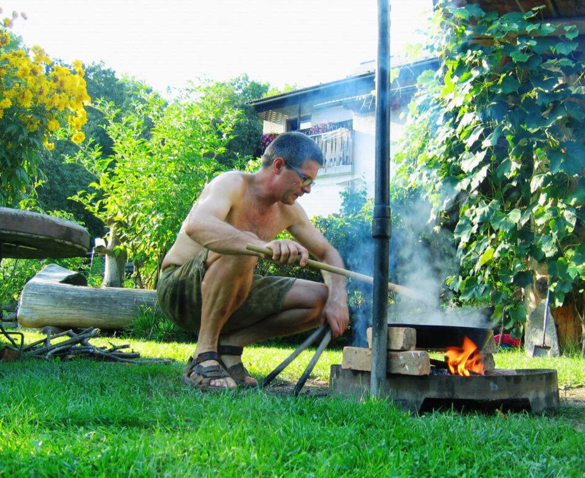 Kochen am Lagerfeuer