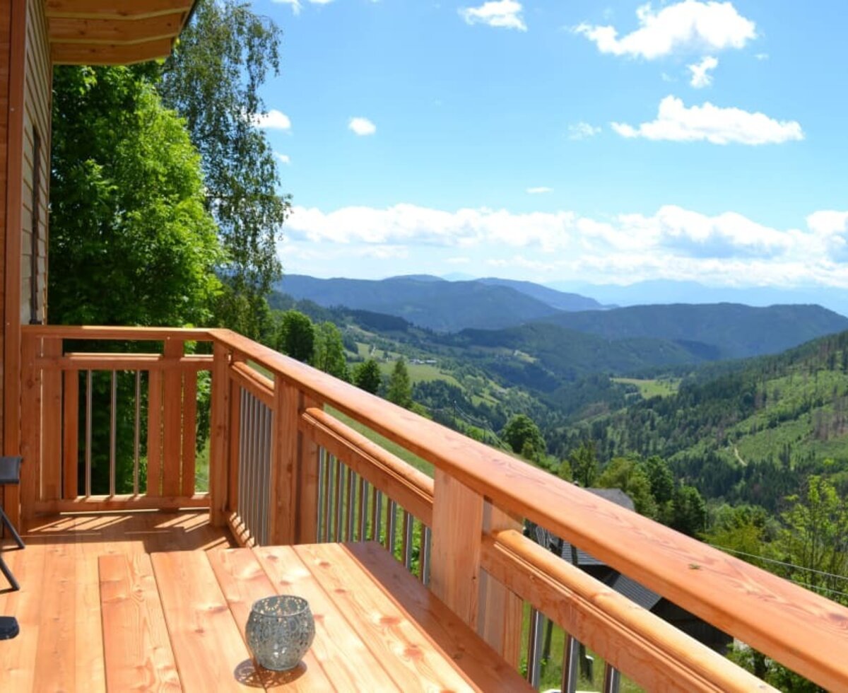 Aussicht vom Balkon Fewo Fernblick